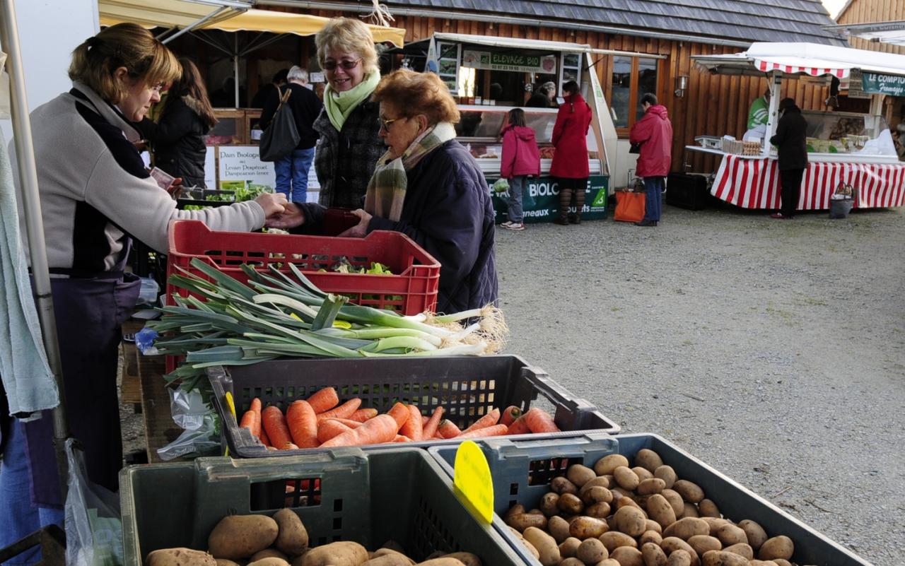 marché bio de Restalgon